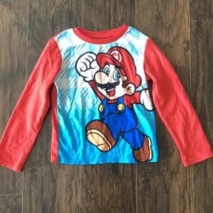 Super Mario Fleece Pajama Top